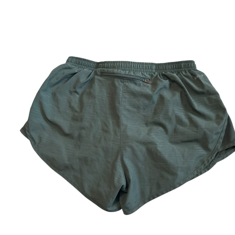 Nike Dri Fit Running Shorts Womens Small Green Athletic Workout Gym Activewear - Picture 4 of 4
